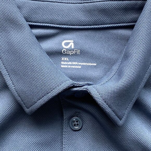 GapFit Performance Polo Shirt Boys XXL 14-16 Short Sleeve Quick Dry Golf Tennis - Picture 7 of 11